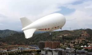 В Китае протестовали беспилотный дирижабль с поддержкой 5G