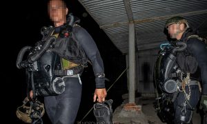 Фото: украинские спецназовцы отработали атаку на вражеские корабли