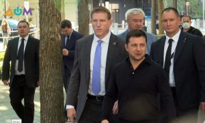 Фото: Зеленский в США почтил память погибших у мемориала 11 сентября в Нью-Йорке