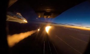 Фото: истребители ВСУ выполнили пуски ракет «воздух-воздух»