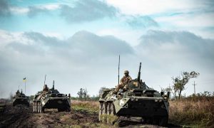 Украинские и американские военные отрепетировали возвращение оккупированных территорий