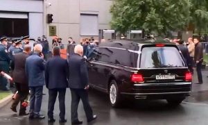 Катафалк для Путина и высших госчиновников России впервые показали на публике