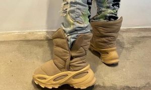 «Сапоги для слона». Канье Уэст представил новую необычную модель зимней обуви