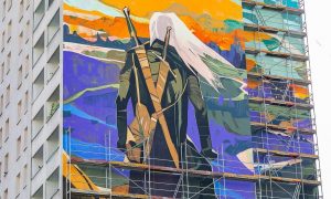 Фото: крупнейший мурал Польши посвятили культовой игре