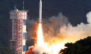 Япония запустила в космос 9 спутников