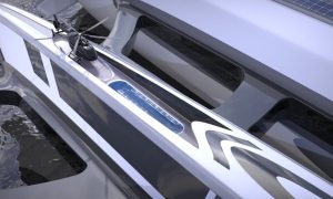 Гигантский катамаран с дирижаблями: в Италии создали концепт «летучей яхты»