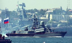 В Черном море находится вражеский носитель крылатых ракет «Калибр»