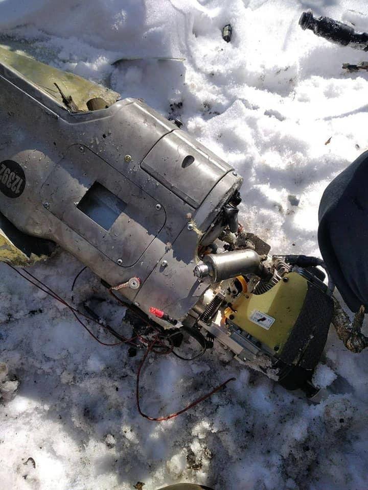 Фото: на Харківщині ЗСУ збили два російські безпілотники