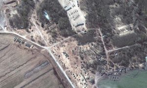 Опубліковані фото скупчень військ на кордоні білорусі й України