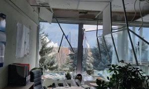 Опубліковані фото обстрілу росіянами Запорізької АЕС