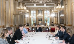 У Франції мер Мелітополя Іван Федоров зустрівся з Еммануелем Макроном (фото)