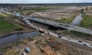 Фото, відео: відновлене сполучення між Києвом, Гостомелем та Бучею через річку Ірпінь