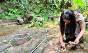 В китайском ресторане случайно нашли следы динозавров