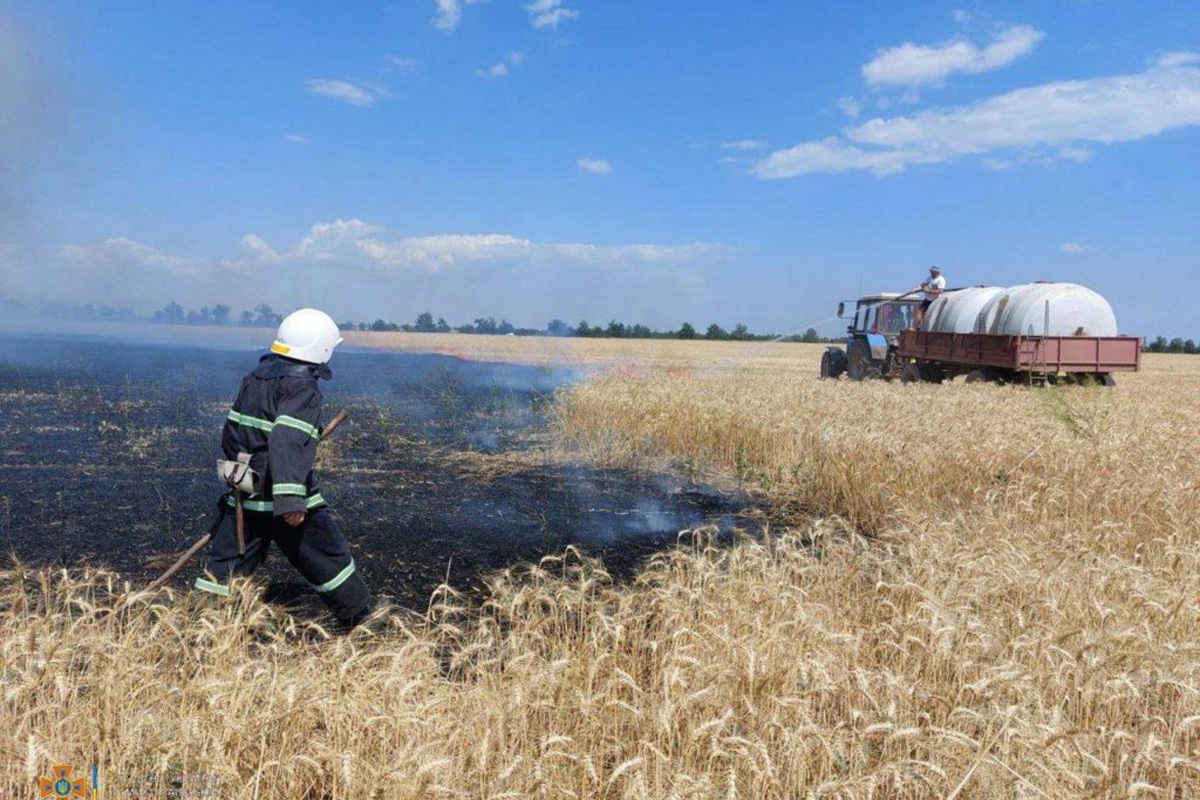 рашисты уничтожают обстрелами поля с урожаем: взялись за восток