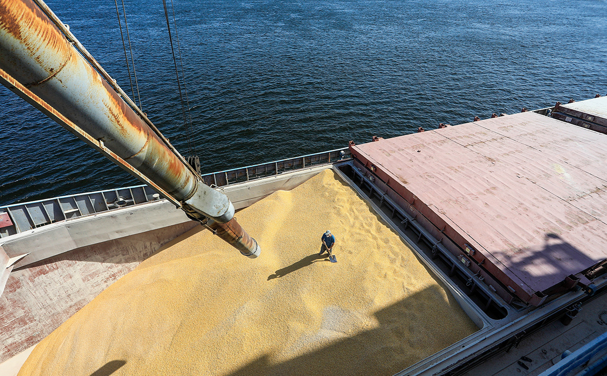 Из украинских портов вышел очередной караван с продовольствием