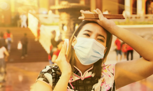 Из-за жары в Китае остановились заводы Apple и Tesla. Чтобы вызвать дождь, используют дрон