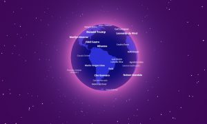 Финский географ создал интерактивную карту с местами рождения величайших людей мира