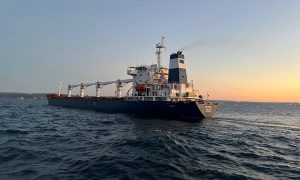 Первое судно с украинским зерном вернулось в Турцию