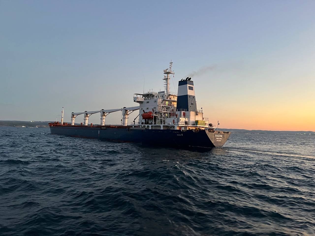 Перше судно з українським зерном повернулося до Туреччини