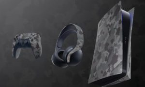 Sony запускает наушники и боковые панели для Playstation 5 в камуфляжном стиле