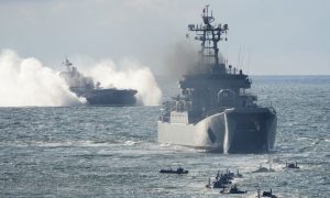 россия держит наготове военные корабли с сотней «Калибров» на борту