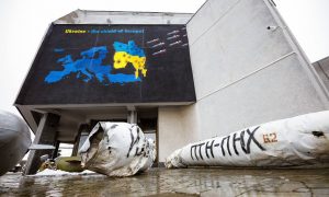 В Киев привезли трофеи российских террористов