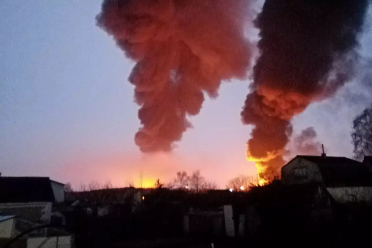 В рф подсчитали ущерб от бавовны на нефтетерминале под Брянском