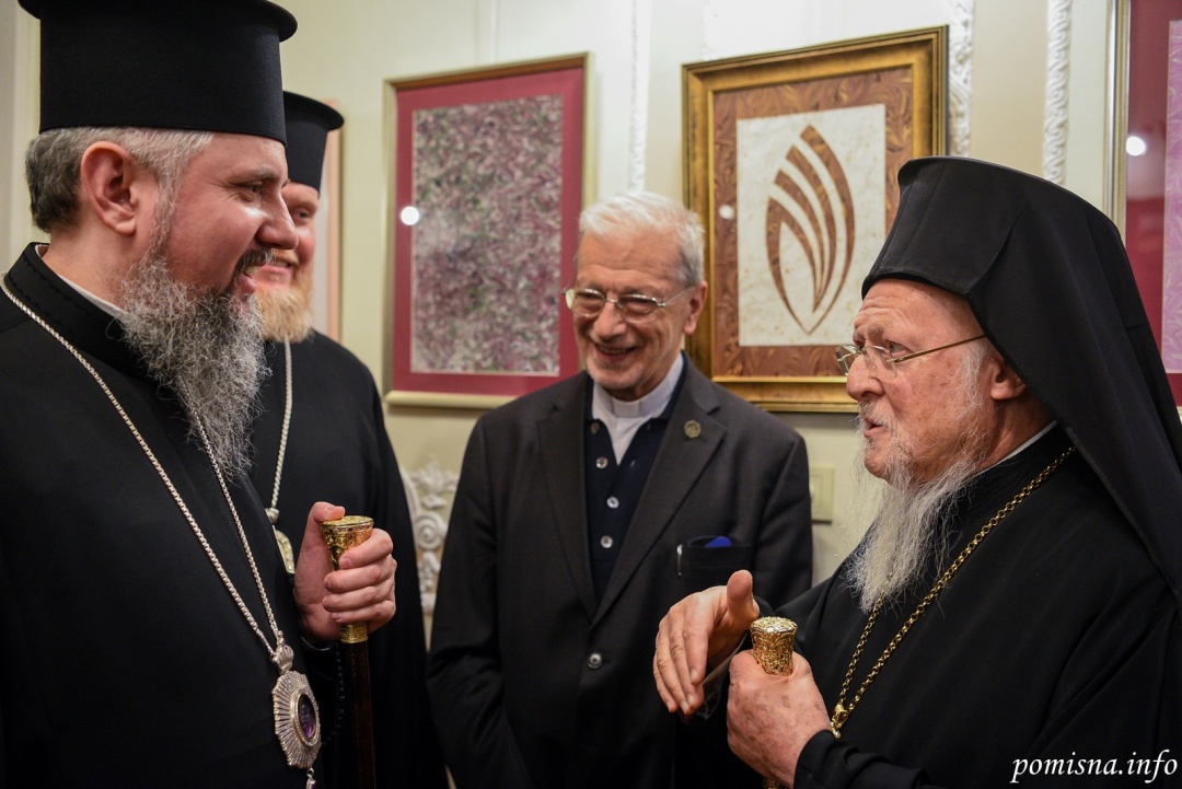 Епифаний находится с визитом у Вселенского Патриарха
