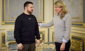 Президент Украины встретился с главой МИД Канады: обсудили потребности ВСУ