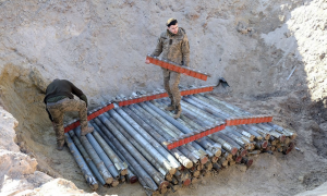 Одна из самых масштабных ликвидаций. В Донецкой области полиция уничтожила снаряды от «Градов»