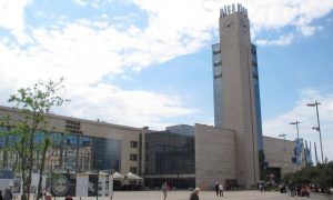 В Ризі із залізничного вокзалу прибрали напис російською мовою