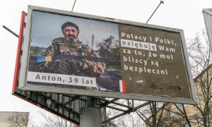 В Польше установили десятки билбордов с благодарностью полякам от украинцев