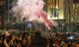 За два дні протестів у Грузії затримали понад 130 осіб