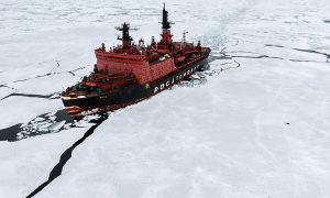 рф не может достроить новый ледокол, потому что разбомбила завод в Украине, выпускавший для него детали