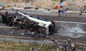 ДТП с участием автобуса в Саудовской Аравии: 20 человек погибли, много раненых