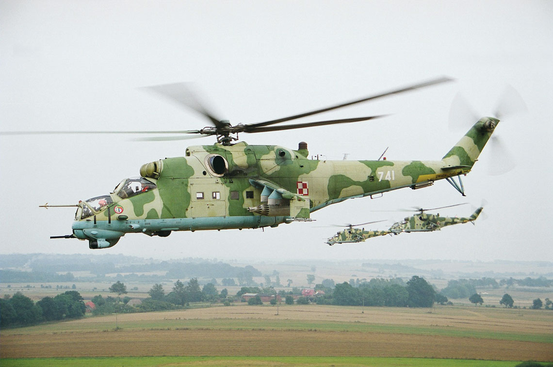 У Польщі здійснив жорстку посадку бойовий гелікоптер