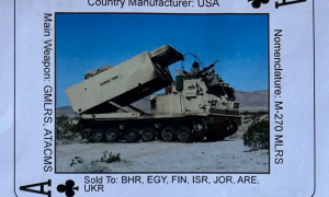 Пентагон випустить спеціальні гральні карти для українських військових