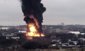 У підмосков'ї сталася пожежа на великому хімзаводі