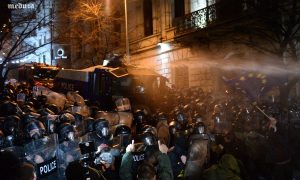 В Грузии выпустили всех задержанных во время разгона акции протеста