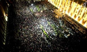 Власти Грузии обвинили в организации протестов вернувшихся из Украины добровольцев