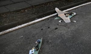 Дрон с камерой упал на территории ракетостроительного завода в российских Химках