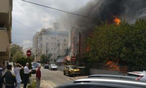 Видео: на Кипре подожгли российский культурный центр
