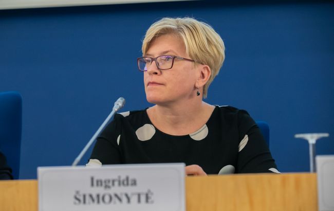 Прем'єр Литви прокоментувала «візит» путіна в окуповані області України 
