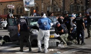 Відео: у центрі Єрусалима стався нестандартний теракт, є постраждалі