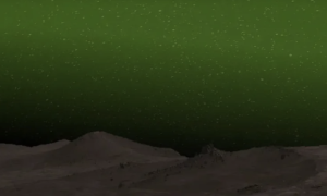 Світиться зеленим. Астрономи показали полярне сяйво на Марсі