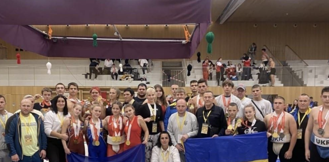 Українські сумоїсти зробили золотий дубль на Євро у Швейцарії