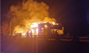 Фото: на Київщині на Різдво спалахнули пожежі у двох церквах