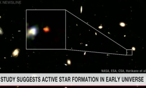Японські вчені виявили дві яскраві галактики на відстані 13 млрд світлових років від Землі