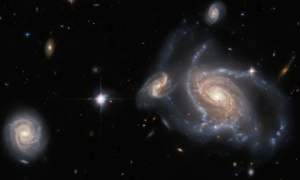 Телескоп «Хаббл» зробив знімок одразу чотирьох галактик
