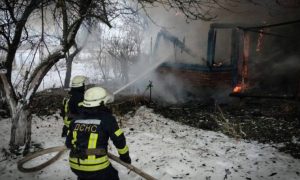 На Київщині через пожежу постраждали двоє людей